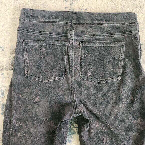 Spanx Jeanish Ankle Leggings Women's Large Acid Wash Pull On Skinny Comfort - Picture 5 of 12